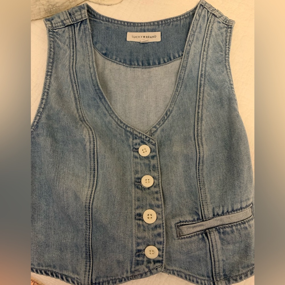 Lucky Brand Denim Crop Top